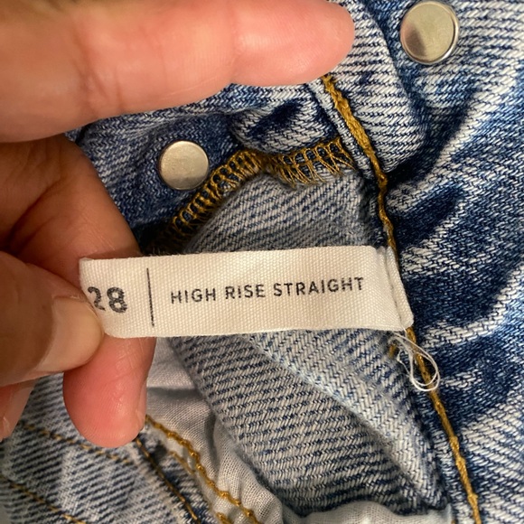 Pacsun High Rise Straight Jean Size 28 - Picture 6 of 10